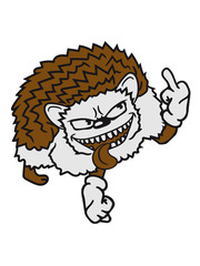 show evil wanker mittelfinger common insult handzeichen rebellious hedgehog funny fuck you off
