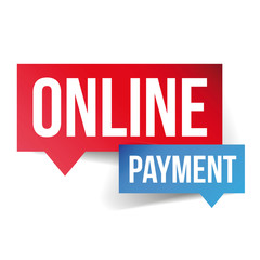 Online Payment speech bubbles