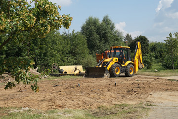 Obraz premium excavator
