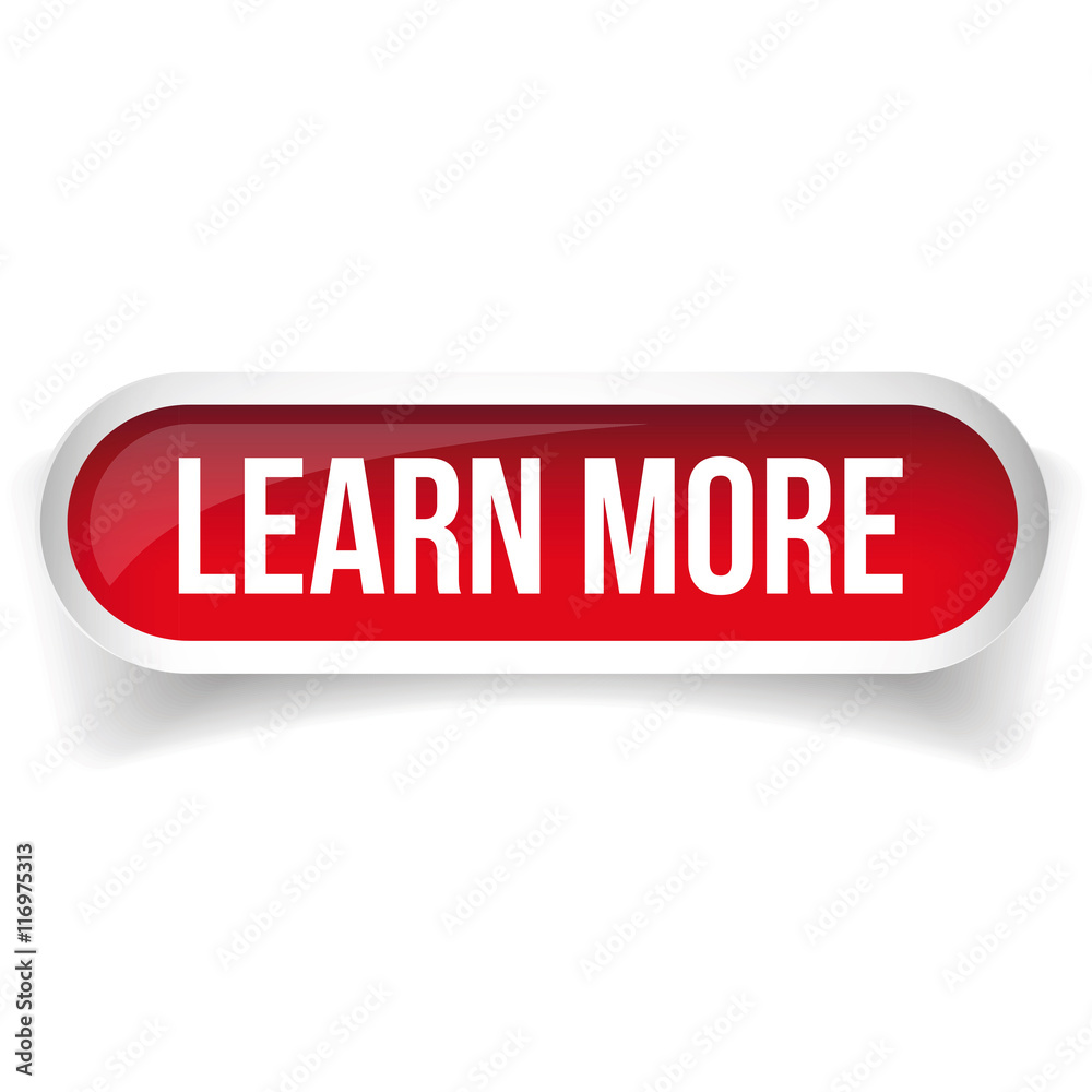 Poster learn more button vector