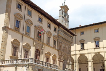 Fototapeta na wymiar Arezzo Tuscany landscape