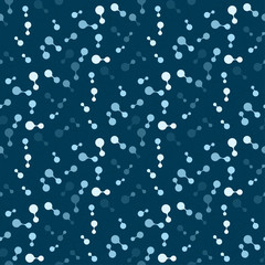 multicolor molecules flat pattern