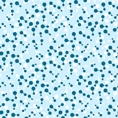 multicolor molecules seamless flat pattern