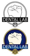 Dental Lab Design is an Illustration of a design for a Dental Lab or any dental related business. Includes teeth graphics, a dentistry symbol and comes in a black and white and full color version.