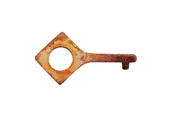 Vintage small rusty key