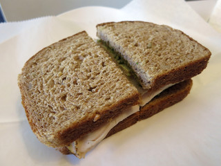 Turkey Sandwich on Whole Wheat Bread