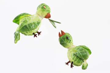 Brussels Sprouts Birdies.