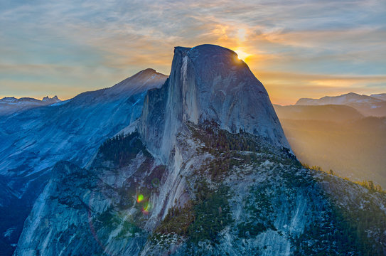 Half Dome At Sunrise