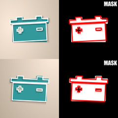 papierowa ikona z cieniem © vempireart