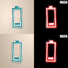 papierowa ikona z cieniem © vempireart