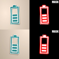 papierowa ikona z cieniem © vempireart