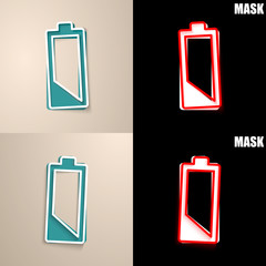 papierowa ikona z cieniem © vempireart