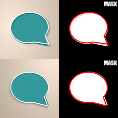 papierowa ikona z cieniem © vempireart