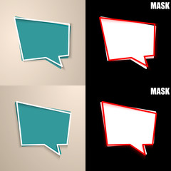 papierowa ikona z cieniem © vempireart