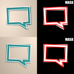 papierowa ikona z cieniem © vempireart