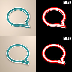 papierowa ikona z cieniem © vempireart