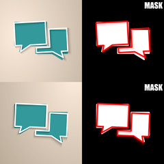 papierowa ikona z cieniem © vempireart