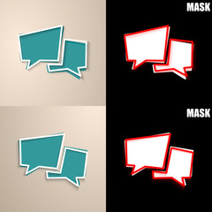 papierowa ikona z cieniem © vempireart