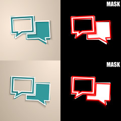 papierowa ikona z cieniem © vempireart