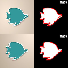 papierowa ikona z cieniem © vempireart