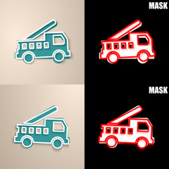 papierowa ikona z cieniem © vempireart