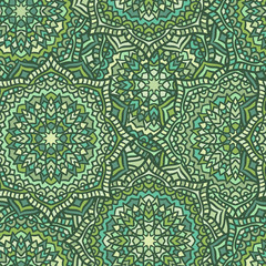 Seamless round ornament pattern for printing on fabric or paper.