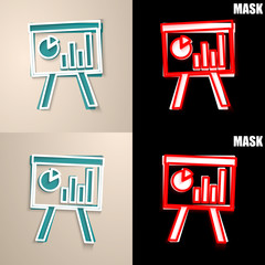 papierowa ikona z cieniem © vempireart