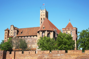 Fototapeta na wymiar Malbork Castle Poland 
