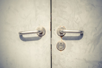 metal door