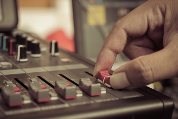 Fototapeta premium microphone and Microphone control