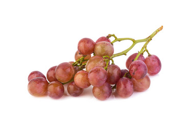 grapes isolated on over white background