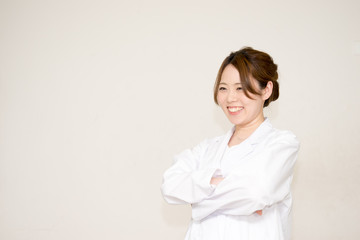 医療のイメージ（医者・女性・看護婦・研究・白衣）