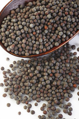 Brown mustard seeds