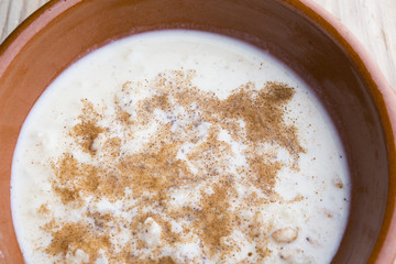 rice with milk and cinnamon