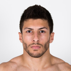 Obraz premium Profilfoto / Portrait eines jungen charmanten Mannes