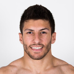 Obraz premium Profilfoto / Portrait eines jungen charmanten Mannes