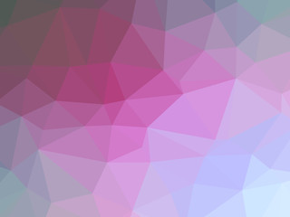 Abstract pink magenta grey gradient low polygon shaped backgroun