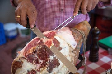 Prosciutto Cutting
