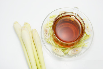 lemongrass and hot tea