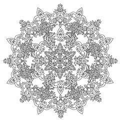 Fototapeta premium Circle Christmas balls ornament.