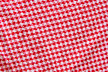 Red and white fabric texture