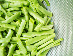 Green beans close up