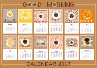 good morning calendar