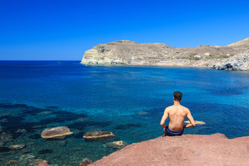Red beach - Santorini island