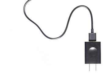 Obraz premium Black charger for mobile phone