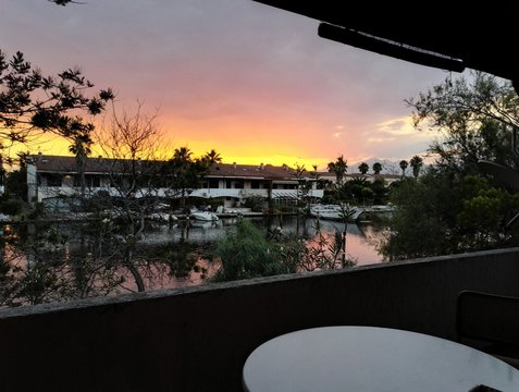 Tramonto sui laghi di Sibari