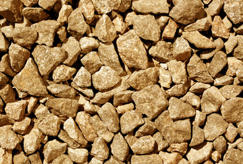 abstract pattern of gravel pile.