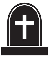 Fototapeta premium graveyard skull cross