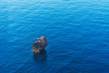 Fototapeta na wymiar rock in Sardinian sea