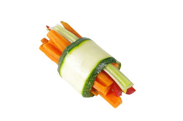 wrapped zucchini